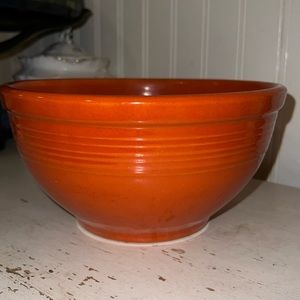 Bauer 12 orange mixing bowl